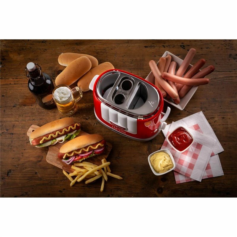 Image secondaire de Ariete 00C020600AR0 appareil à hotdog Gril pour hot dog 650 W Rouge