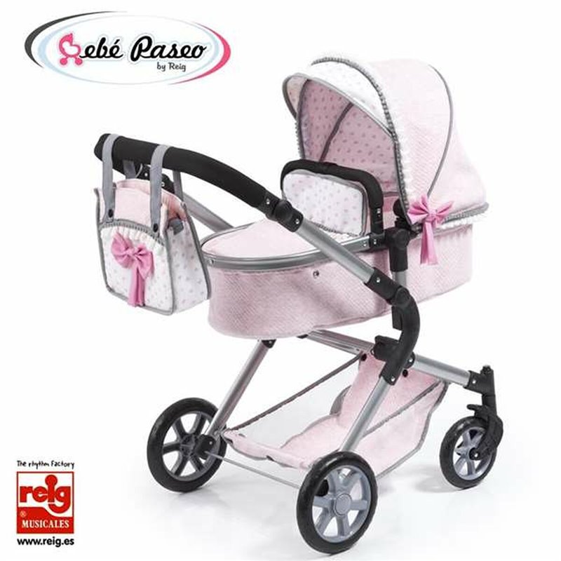 Image secondaire de Poussette pour poupées Reig Combi 62 cm 82 x 79 x 38,5 cm Rose