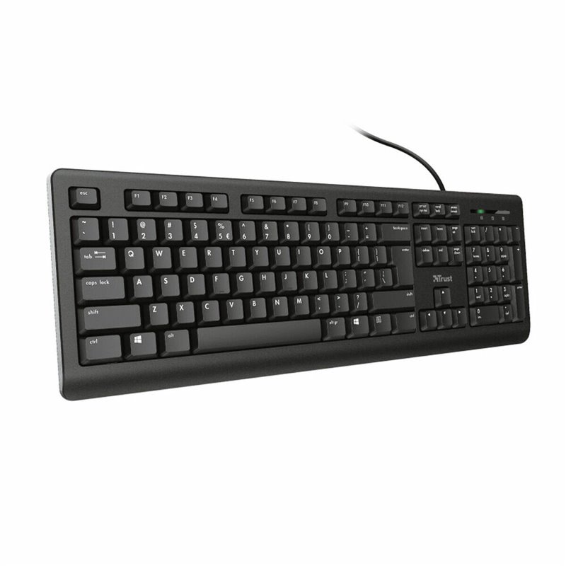 Trust TK-150 clavier USB QWERTY Espagnole Noir