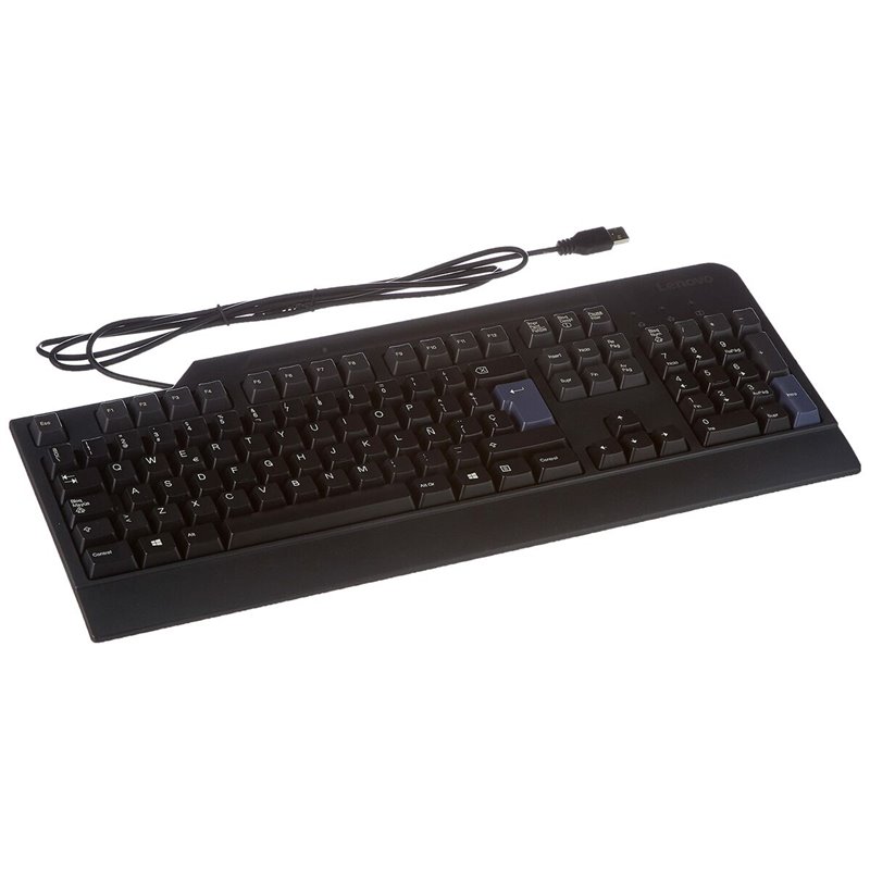 Lenovo Preferred Pro II clavier USB QWERTY Espagnole Noir