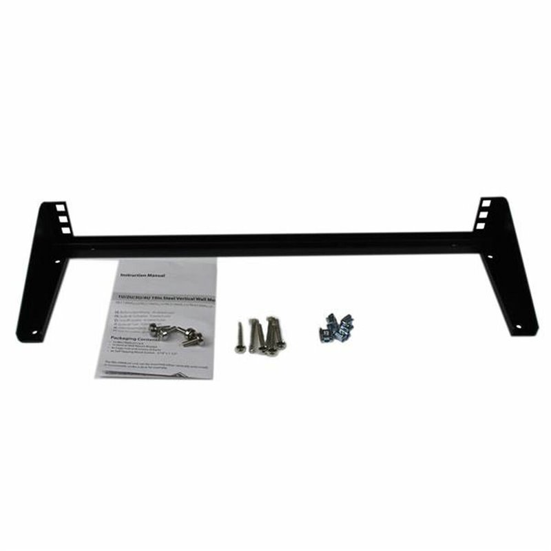 StarTech.com Support Mural en Acier pour Rack 1U - Acier - 48 cm