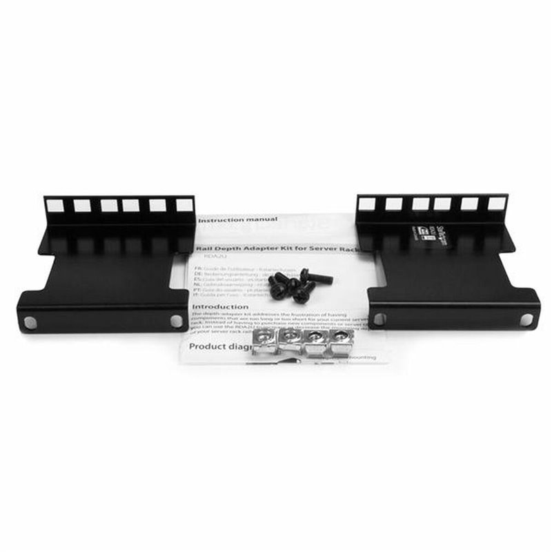 Image secondaire de StarTech.com Kit adaptateur de profondeur de rail pour rack de serveur 2U