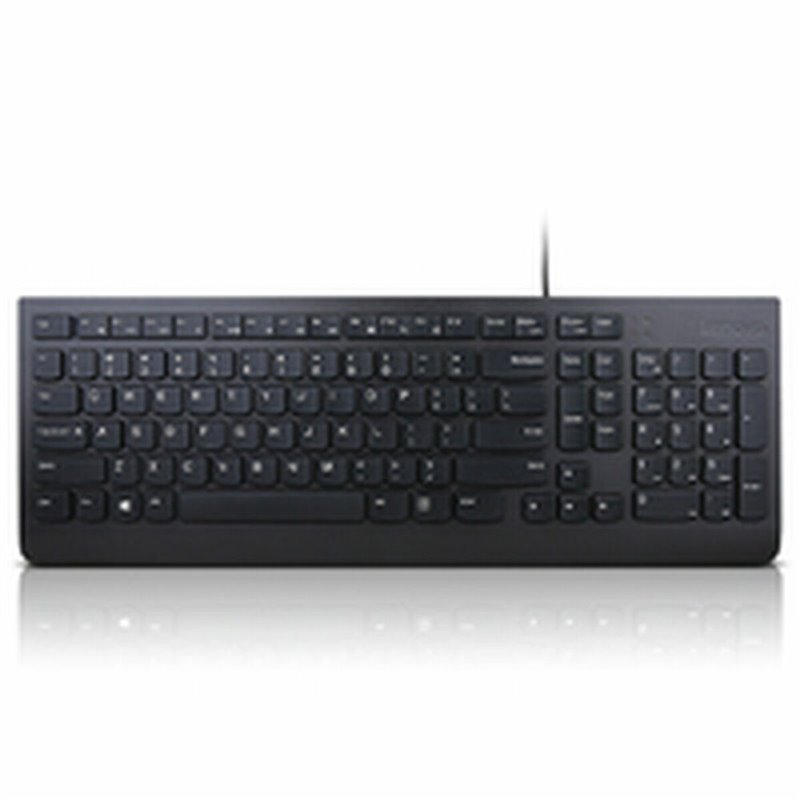 Lenovo Essential clavier USB QWERTY Espagnole Noir