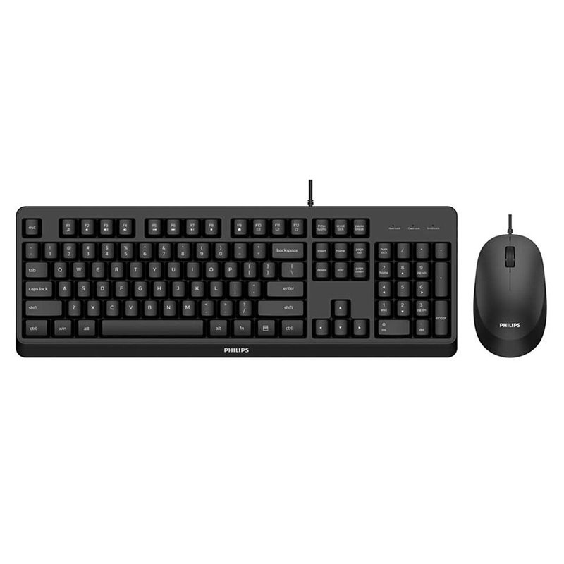 Image secondaire de Philips 2000 series SPT6207BL/16 clavier Souris incluse USB QWERTY Anglais Noir