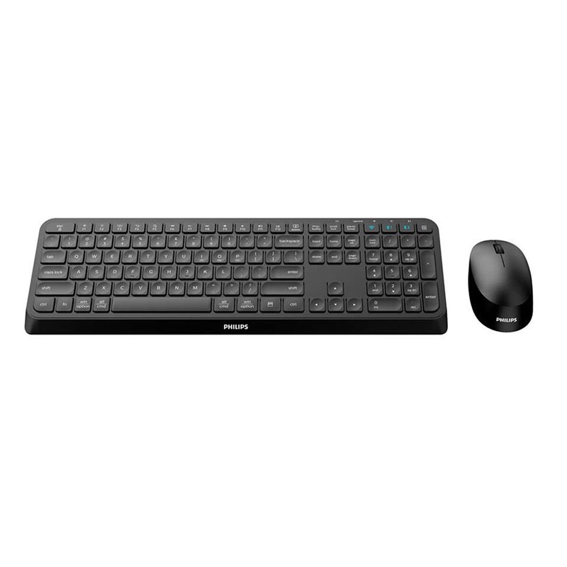 Image secondaire de Philips 4000 series SPT6407B/16 clavier Souris incluse Universel RF sans fil + Bluetooth QWERTY Anglais Noir