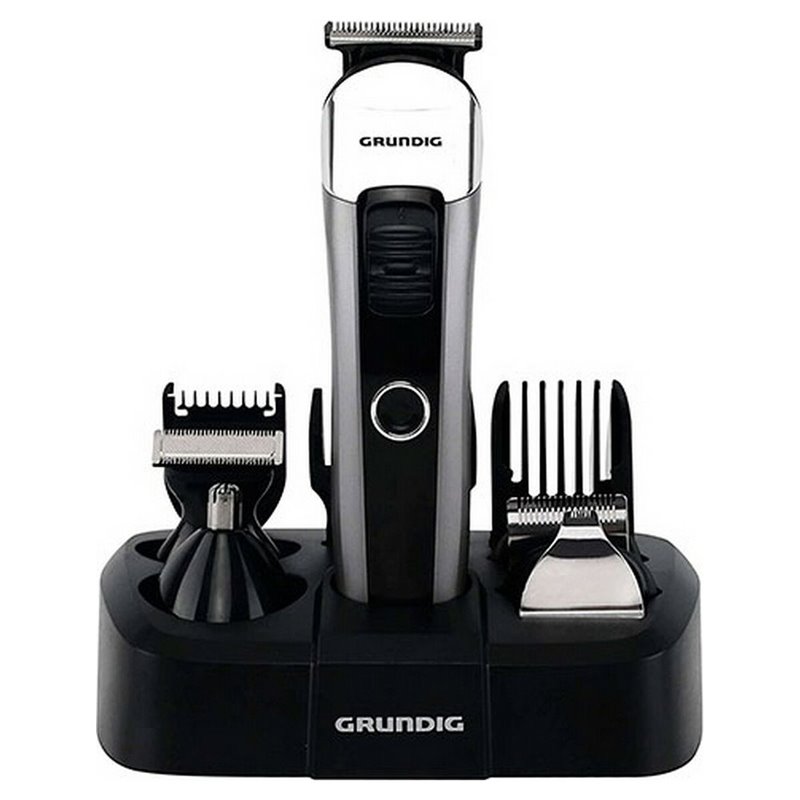 Grundig GMS3240 tondeuse à cheveux Noir, Argent Lithium-Ion (Li-Ion)