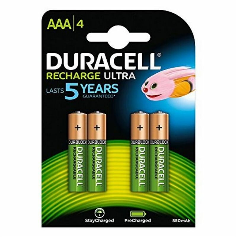 Duracell StayCharged AAA (4pcs) Batterie rechargeable Hybrides nickel-métal (NiMH)