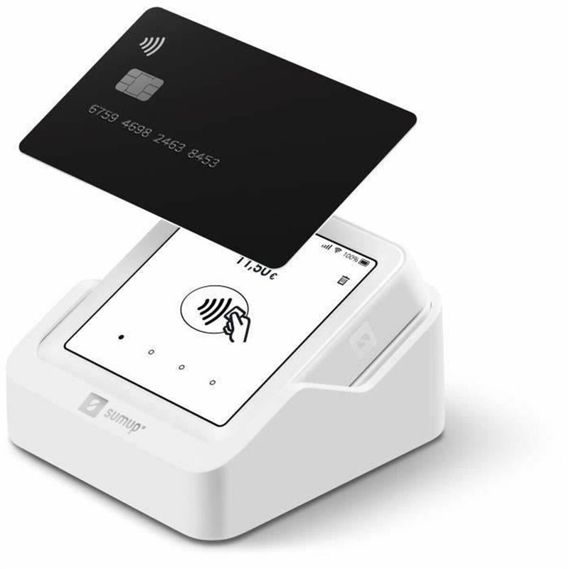 SumUp Solo lecteur de cartes à puce Intérieur & extérieur Batterie Wi-Fi + 3G Blanc