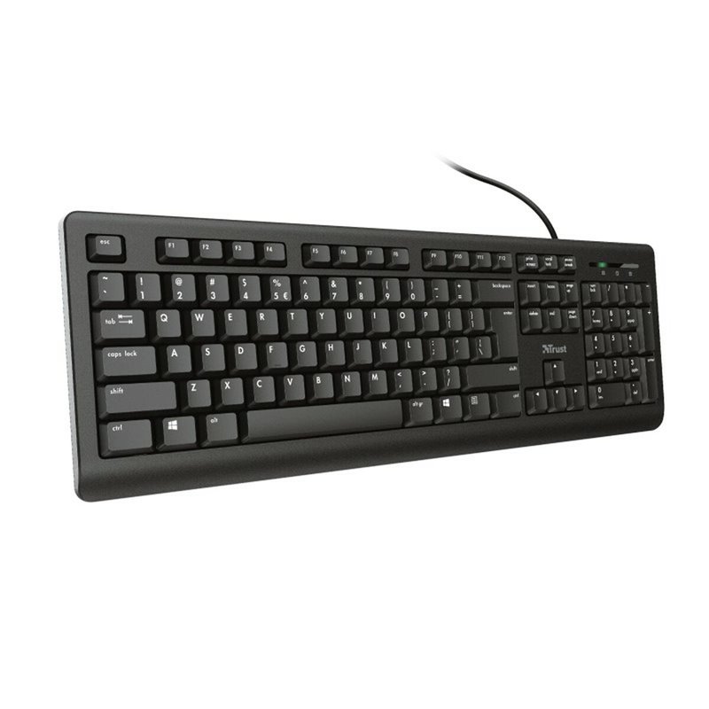 Trust Primo clavier USB QWERTY Espagnole Noir