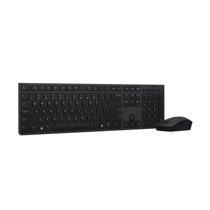 Image secondaire de Lenovo 4X31K03961 clavier Souris incluse RF sans fil + Bluetooth Portuguais Gris