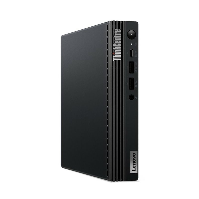 Lenovo ThinkCentre M70q Gen 4 Intel® Core i3 i3-13100T 8 Go DDR4-SDRAM 256 Go SSD Windows 11 Pro Mini PC Noir