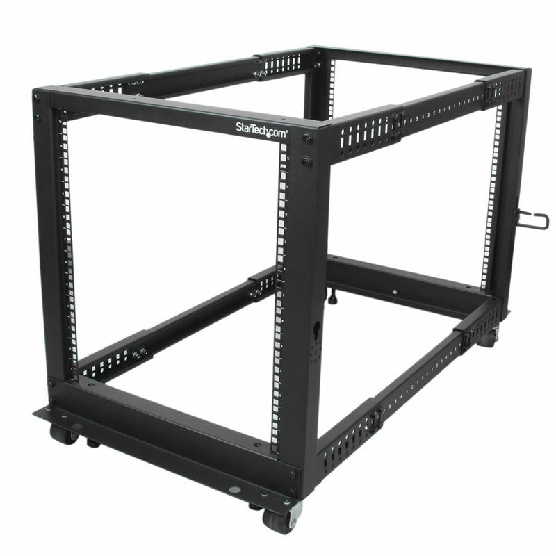 StarTech.com Rack Serveur Mobile 12U 4 Poteaux, Rack Réseau 19