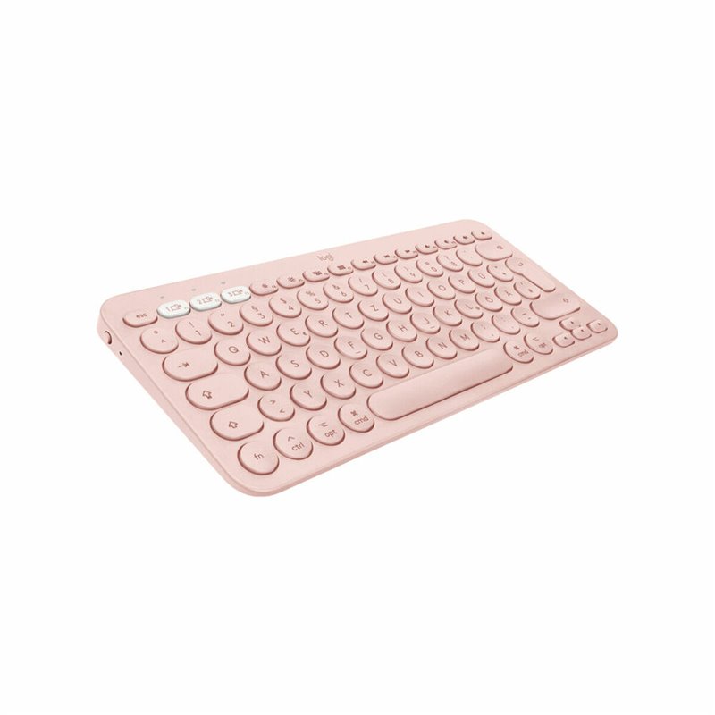 Image secondaire de Logitech K380 for Mac Multi-Device Bluetooth Keyboard clavier QWERTY Espagnole Rose