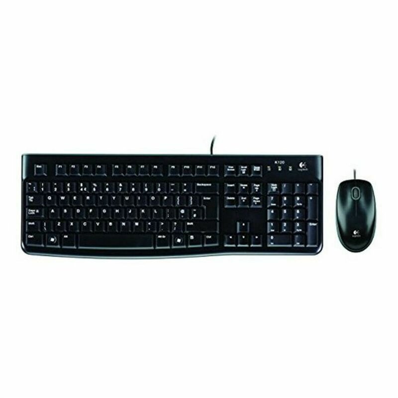 Image secondaire de Logitech Desktop MK120 clavier Souris incluse USB QWERTY Italien Noir