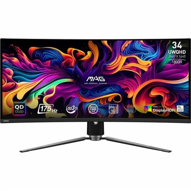 MSI MAG 341CQP QD-OLED écran plat de PC 86,4 cm (34