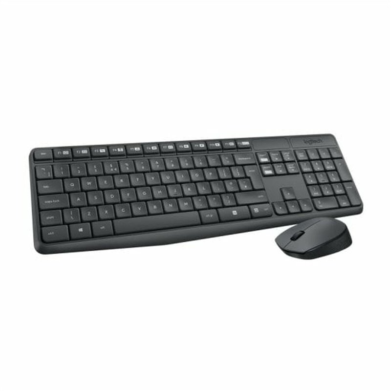 Logitech MK235 clavier Souris incluse Universel USB QWERTY Italien Gris