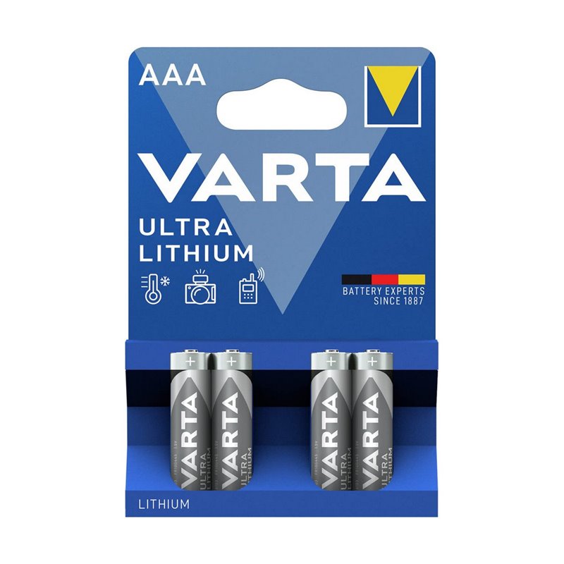 Image secondaire de Varta 4x AAA Lithium Batterie à usage unique