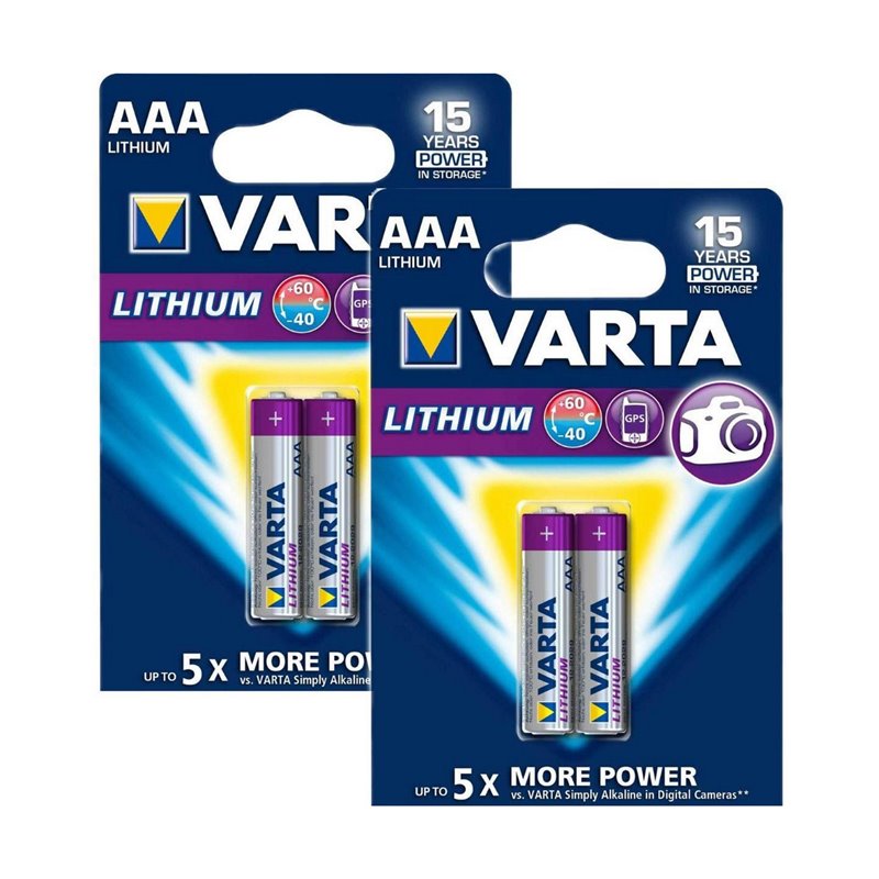 Image secondaire de Varta 4x AA Lithium Batterie à usage unique