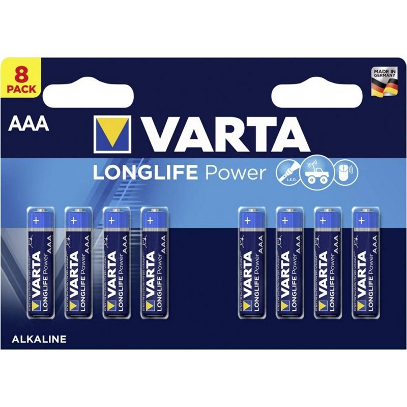 Varta 1x8 High Energy AAA LR 03 Batterie à usage unique Alcaline