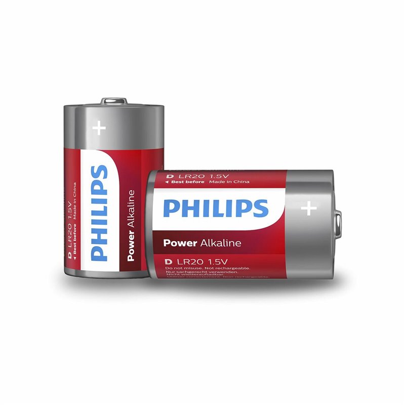 Image secondaire de Philips Power Alkaline Batterie LR20P2B/10