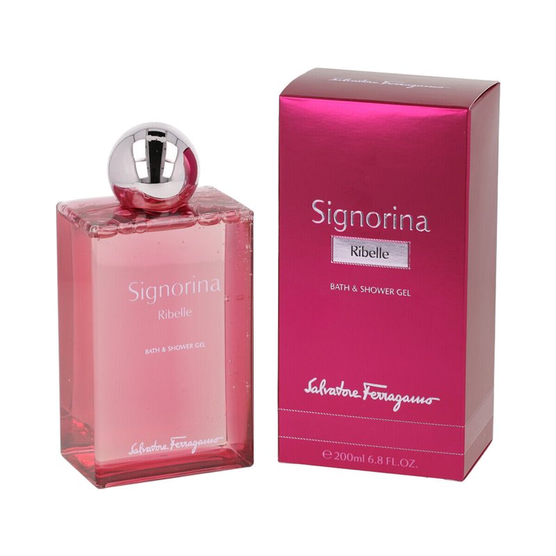 Gel de douche Salvatore Ferragamo Signorina Ribelle 200 ml