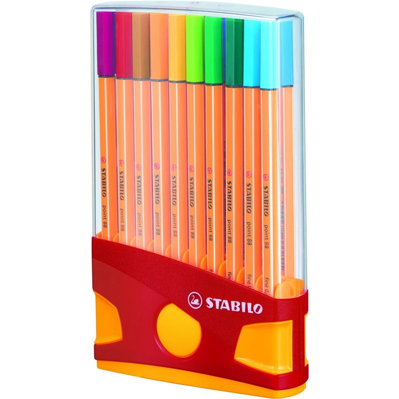 STABILO Point 88 stylo fin Multicolore 20 pièce(s)