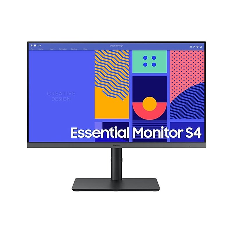 Image secondaire de Samsung Essential Monitor S4 S43GC écran plat de PC 61 cm (24