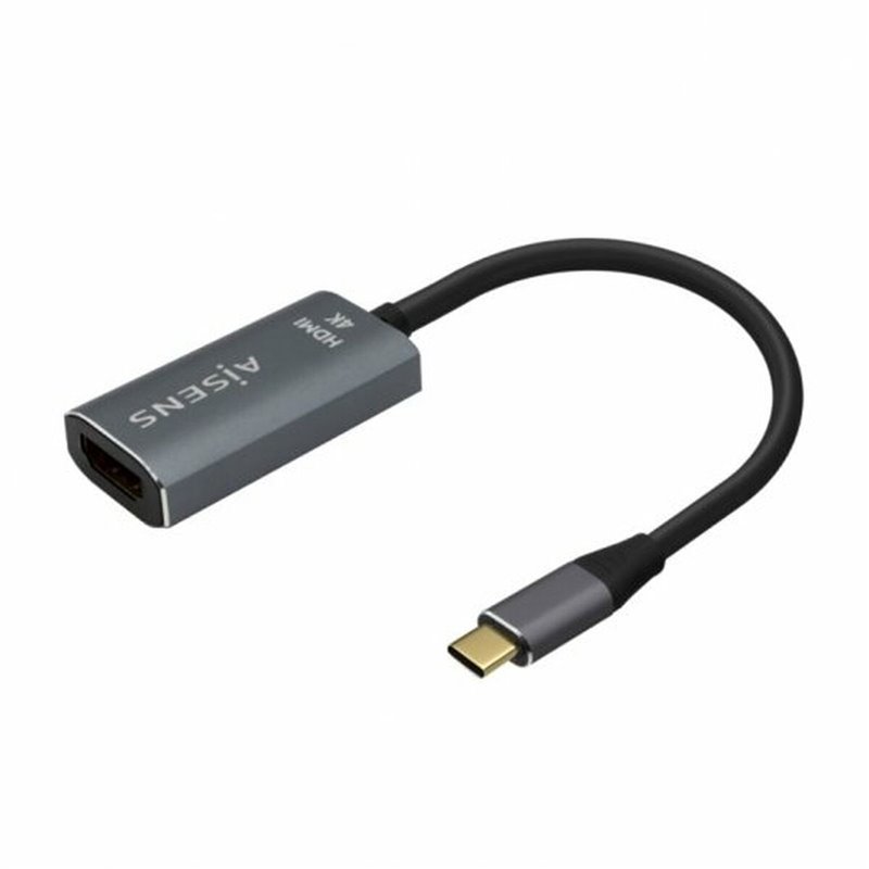 AISENS A109-0683 câble vidéo et adaptateur 0,15 m USB Type-C HDMI Type A (Standard) Gris