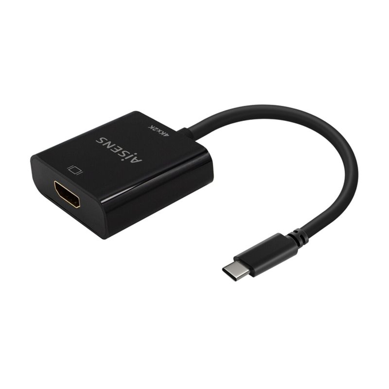 AISENS A109-0684 câble vidéo et adaptateur 0,15 m USB Type-C HDMI Type A (Standard) Noir