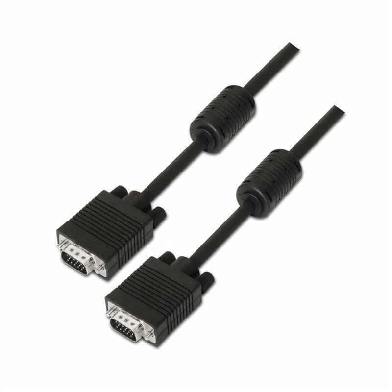 AISENS A113-0077 câble VGA 25 m VGA (D-Sub) Noir
