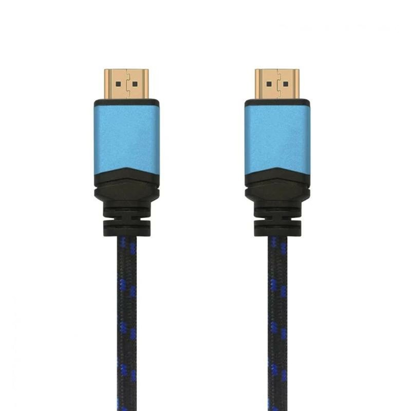 Image secondaire de AISENS A120-0359 câble HDMI 5 m HDMI Type A (Standard) Noir, Bleu