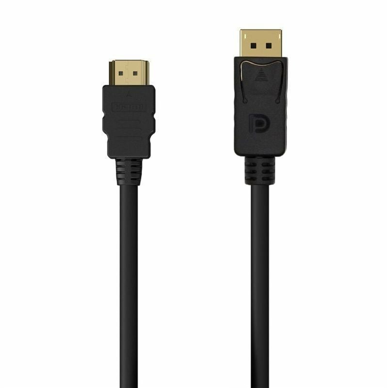 Image secondaire de AISENS A125-0550 câble vidéo et adaptateur 0,5 m DisplayPort HDMI Type A (Standard) Noir