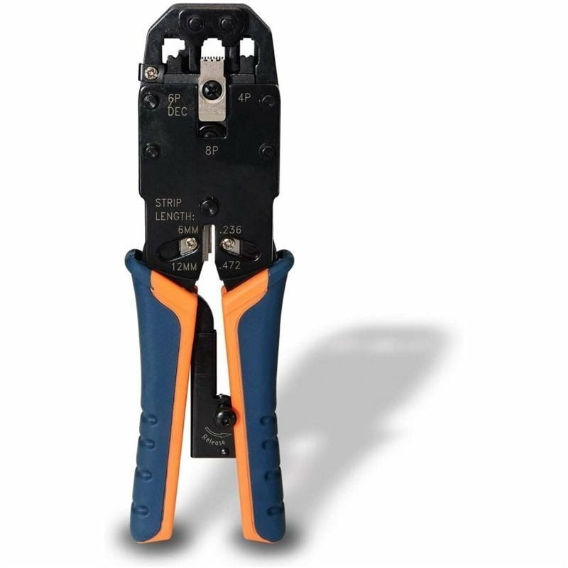 Image secondaire de AISENS A142-0311 Pince à sertir Noir, Bleu, Orange