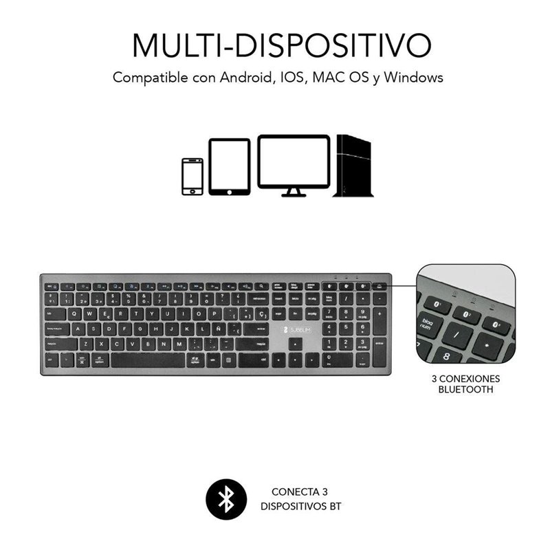 Image secondaire de Clavier Subblim SUBKB-2PUE201