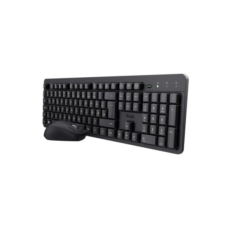 Trust TKM-360 clavier Souris incluse Bureau RF sans fil QWERTY Espagnole Noir