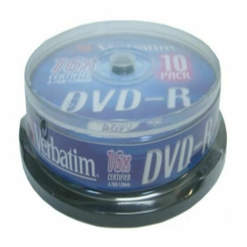 Verbatim DVD-R Matt Silver 4,7 Go 10 pièce(s)