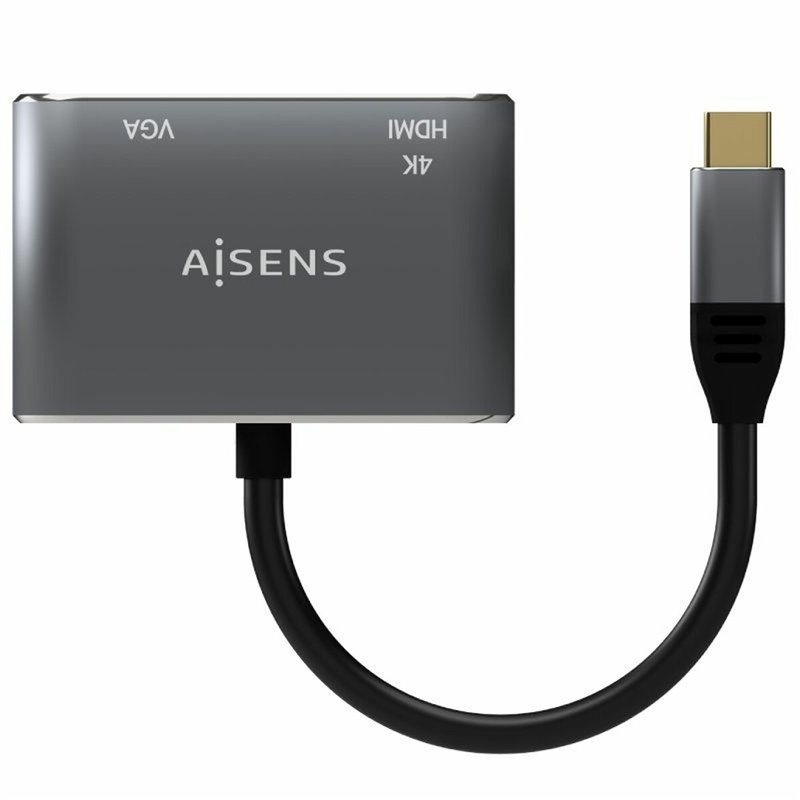Image secondaire de AISENS A109-0627 adaptateur graphique USB 3860 x 2160 pixels Gris