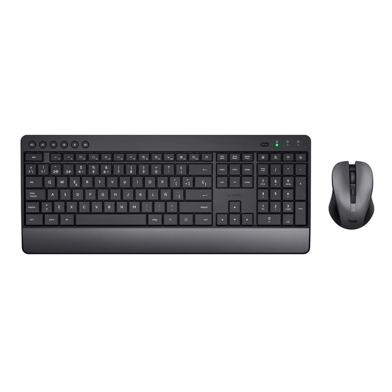 Image secondaire de Trust Trezo clavier Souris incluse RF sans fil QZERTY Espagnole Noir