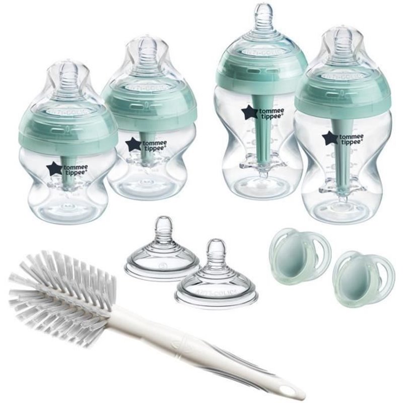 Coffret biberons - TOMMEE TIPPEE - Anti-colique Avancé - 4x biberons 150 ml / 260 ml - 2x tétines - Anti-colique - Nouve