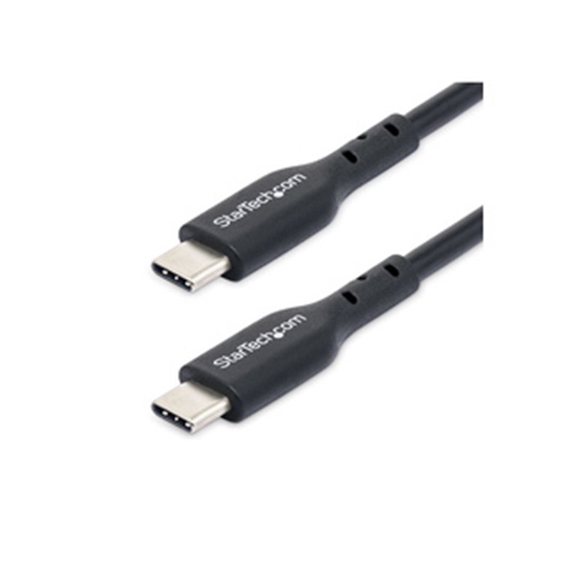 StarTech.com Chargeur USB-C de 2m, Câble USB-C, Cordon de Recharge USB 2.0 Type-C pour Ordinateur Portable, Câble de Cha