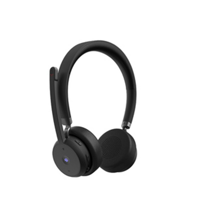 Lenovo Wireless VoIP Headset Casque Sans fil Arceau Bureau/Centre d'appels Bluetooth Noir