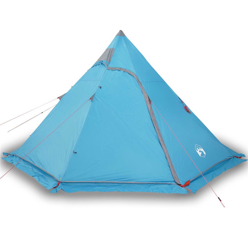 Image secondaire de vidaXL Tente de camping tipi 5 personnes bleu imperméable