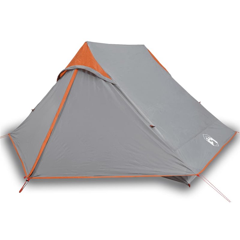 Image secondaire de vidaXL Tente de camping 2 personnes gris imperméable