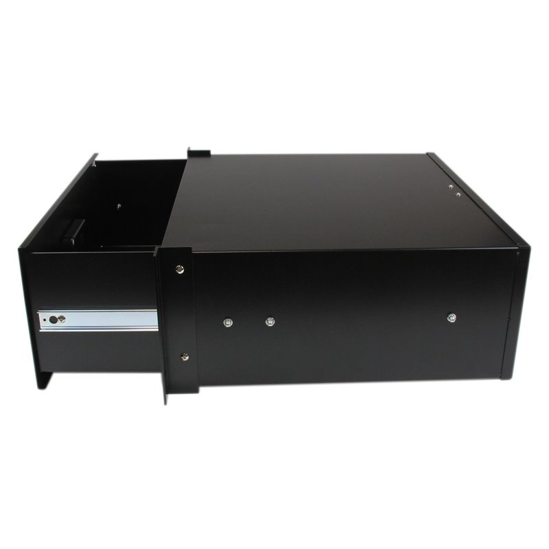 Image secondaire de StarTech.com Tiroir de stockage en acier noir 4U pour racks et armoires 48 cm