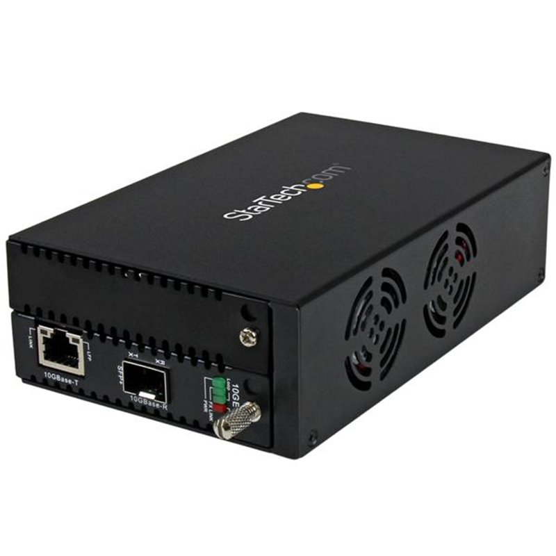 StarTech.com Convertisseur de média fibre optique 10 Gigabit Ethernet avec SFP+ ouvert - Géré