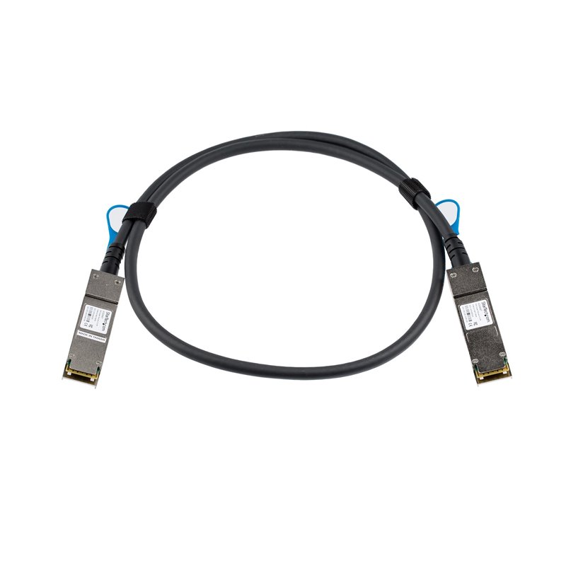 Image secondaire de StarTech.com Câble QSFP+ à connexion directe compatible HPE JG326A - Cordon DAC Twinax de 1 m