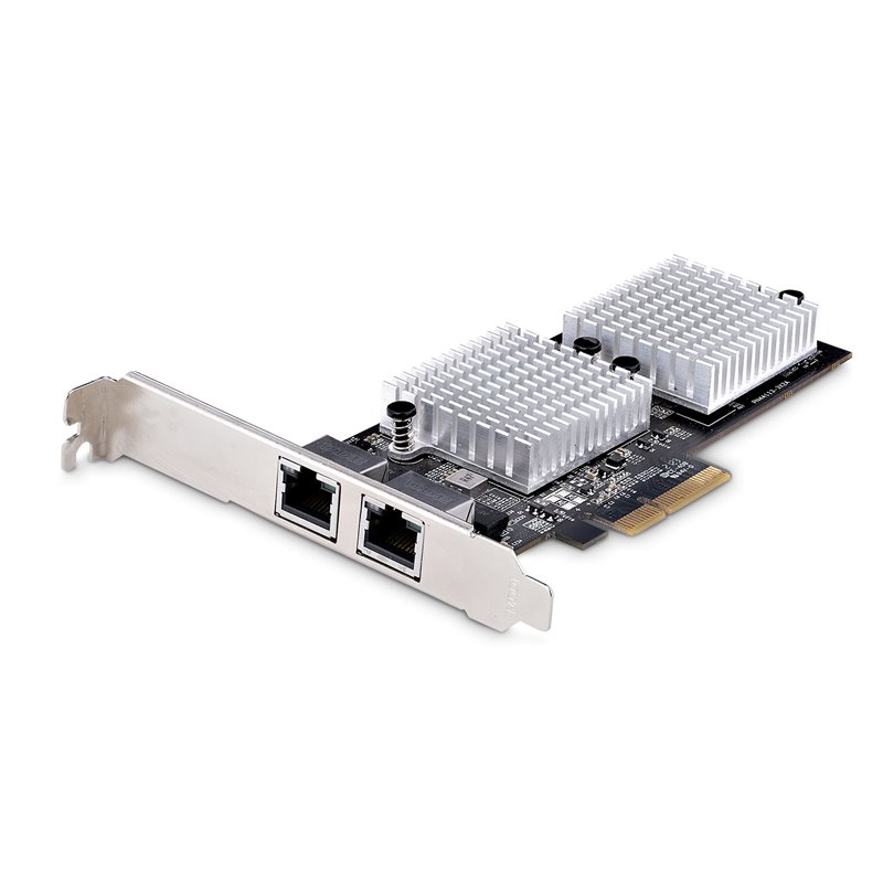 StarTech.com Carte Adaptateur Réseau PCIe 10GbE à 2 Ports - Carte Ethernet PCI Express pour PC/Serveur - Carte Réseau PC