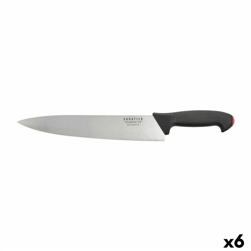 Image secondaire de Couteau Chef Sabatier Pro Tech Acier Métal 30 cm (Pack 6x)