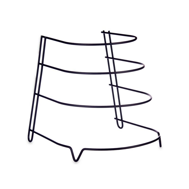 Image secondaire de Organisateur pour poêles Noir Fer 24 x 26,5 x 24 cm (7 Unités)