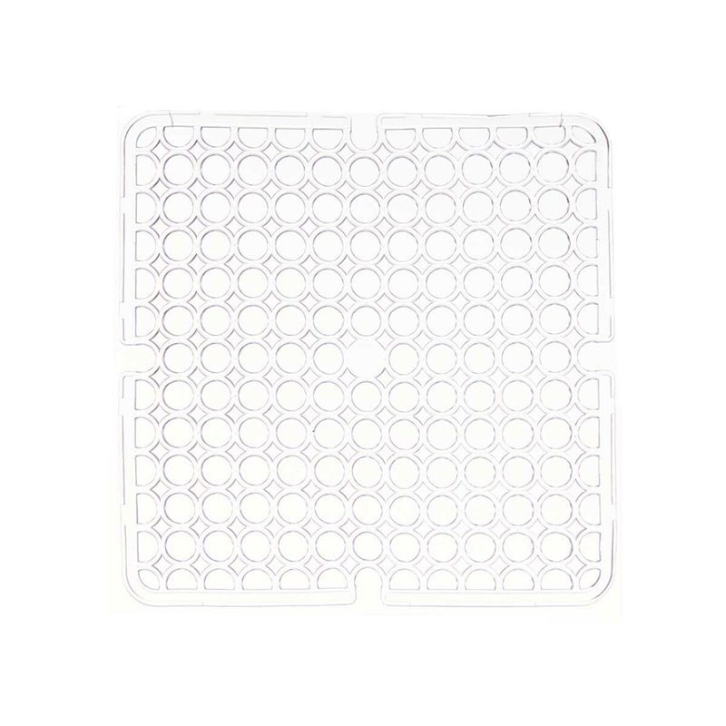 Image secondaire de Tapis Antidérapant Transparent Plastique 28 x 0,1 x 28 cm Évier (12 Unités)